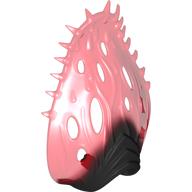 Visuel indicatif Rebrickable de Grande figurine créature cocon pétale avec motif de base noir (Large Figure Creature Cocoon Petal with Black Base Pattern)