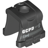 Gilet minifigurine cravate pare-balles avec motif imprimé gcpd (Minifig Neckwear Vest Bulletproof with GCPD Print)