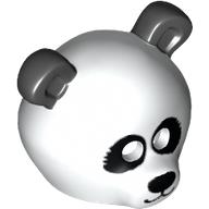 Visuel indicatif Rebrickable de Costume / Masque, Ours avec tête de panda avec des oreilles noires, yeux et nez motif imprimé (Costume / Mask, Bear with Panda Head with Black Ears, Eyes, and Nose Print)