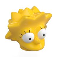 Tête de minifigurine Spécial, Simpsons, Lisa Simpson - yeux larges (Minifig Head Special, Simpsons, Lisa Simpson - Wide Eyes)