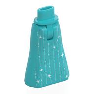 Visuel indicatif Rebrickable de Bassin mini-poupée et jupe pleine longueur avec des lignes argentées, motif imprimé étoiles (Minidoll Hips and Full Length Skirt with Silver Lines, Stars Print)