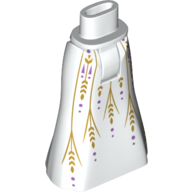 Visuel indicatif Rebrickable de Mini-poupée bassin et jupe pleine longueur avec lavande moyenne / or, décorations (Minidoll Hips and Full Length Skirt with Medium Lavender/Gold, Decorations)
