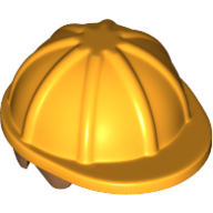 Cheveux et casque, Construction / Chapeau rigide, court Motif nougat droit moyen (Hair and Helmet, Construction / Hard Hat, Short Straight Medium Nougat Pattern)