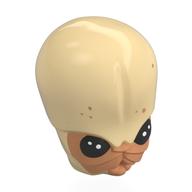 Tête de minifigurine spéciale, bith avec yeux noirs et nougat bouche motif imprimé (musicien) (Minifig Head Special, Bith with Black Eyes and Nougat Mouth Print (Musician))