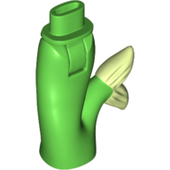 Visuel indicatif Rebrickable de Bassin mini-poupée et queue de poisson (sirène) avec motif imprimé vert clair (Minidoll Hips and Fishtail (Mermaid) with Bright Light Green Tail Fin Print)