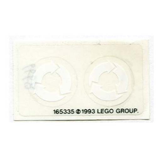 Visuel indicatif Rebrickable de Feuille d’autocollants pour le set 6668-1, 9365-1 (Sticker Sheet for Set 6668-1, 9365-1)