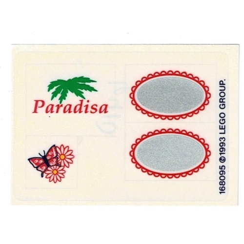 Visuel indicatif Rebrickable de Feuille d’autocollants pour le set 6410-1 (Sticker Sheet for Set 6410-1)
