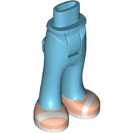 Mini-poupée bassin et pantalon avec poches arrière avec sandales blanches (Minidoll Hips and Trousers with Back Pockets with White Sandals)