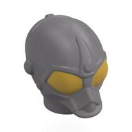 Tête de minifigurine spéciale, protocole droïde avec yeux dorés motif imprimé (Minifig Head Special, Protocol Droid with Gold Eyes Print)