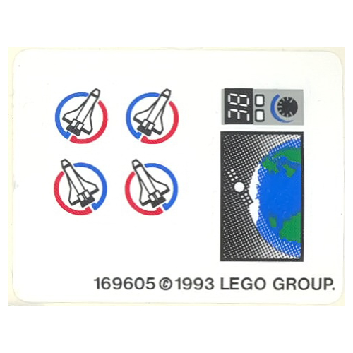 Visuel indicatif Rebrickable de Feuille d’autocollants pour le set 6336-1 (Sticker Sheet for Set 6336-1)