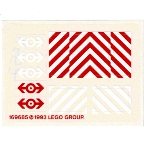 Visuel indicatif Rebrickable de Feuille d’autocollants pour le set 4552-1 (Sticker Sheet for Set 4552-1)