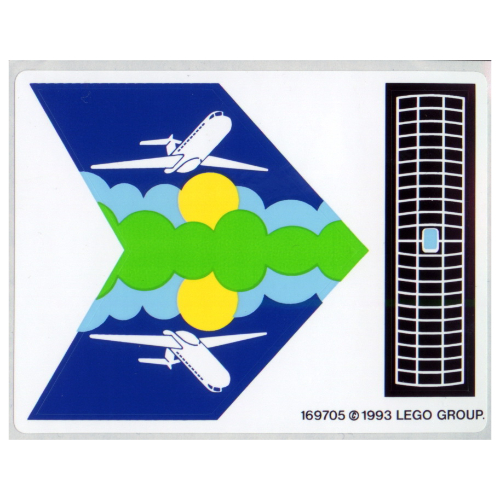 Visuel indicatif Rebrickable de Feuille d’autocollants pour le set 1775-1 (Sticker Sheet for Set 1775-1)