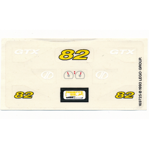 Visuel indicatif Rebrickable de Feuille d’autocollants pour le set 8210-1 (Sticker Sheet for Set 8210-1)