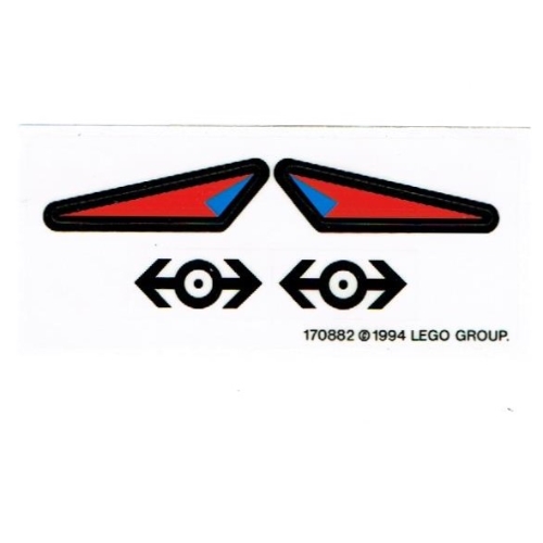 Visuel indicatif Rebrickable de Feuille d’autocollants pour le set 4559-1 (Sticker Sheet for Set 4559-1)