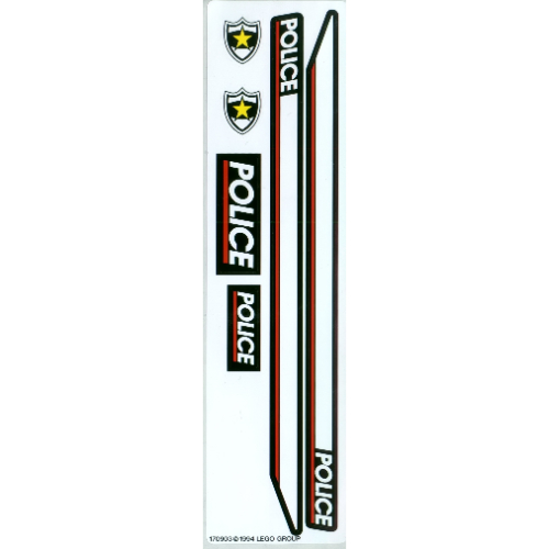 Visuel indicatif Rebrickable de Feuille d’autocollants pour le set 4012-1 (Sticker Sheet for Set 4012-1)