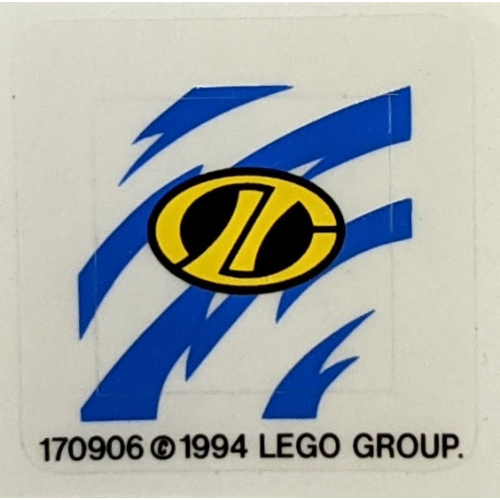 Visuel indicatif Rebrickable de Feuille d’autocollants pour le set 8244-1 (Sticker Sheet for Set 8244-1)