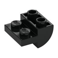 Brique courbée inversée 2 x 2 avec 1 x 2 découpes (Brick Curved Inverted 2 x 2 with 1 x 2 Cutouts)