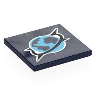 Visuel indicatif Rebrickable de Tuile 4 x 4 avec arctic explorer symbole motif imprimé (Tile 4 x 4 with Arctic Explorer Symbol Print)