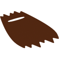 Cape en lambeaux, grand trou (Neckwear Cape, Tattered, Wide Hole)