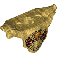 Plastron armure minifigurine avec épaulettes et motif imprimé chima Laval (Minifig Neckwear Armour Breastplate with Shoulder Pads and Chima Laval Print)