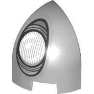 Visuel indicatif Rebrickable de Brique ronde courbe 1 x 1 x 1 1/3 quart dôme avec phare motif imprimé (Brick Round Curved 1 x 1 x 1 1/3 Quarter Dome with Headlight Print)
