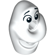 Tête de minifigurine Le bonhomme de neige spécial (Olaf) (Minifig Head Special Snowman (Olaf))