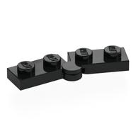 Charnière plaque 1 x 4 Plateau pivotant / Base - attache creux [Assemblage complet] (Hinge Plate 1 x 4 Swivel Top / Base - Hollow Clip [Complete Assembly])