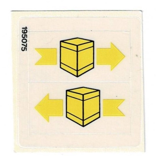 Visuel indicatif Rebrickable de Feuille d’autocollants pour le set 6624-1 (Sticker Sheet for Set 6624-1)