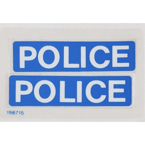 Visuel indicatif Rebrickable de Feuille d’autocollants pour le set 6450-1 (Sticker Sheet for Set 6450-1)