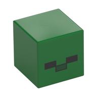 Tête de minifigurine Spécial, Cube avec motif imprimé Zombie Face (Minifig Head Special, Cube with Zombie Face Print)