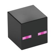 Tête de minifigurine Spécial, Cube avec motif imprimé Enderman Face (Minifig Head Special, Cube with Enderman Face Print)