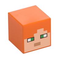 Tête de minifigurine Spécial, Cube avec motif imprimé Alex Face (Minifig Head Special, Cube with Alex Face Print)