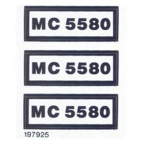 Visuel indicatif Rebrickable de Feuille d’autocollants pour le set 5580-1 (Sticker Sheet for Set 5580-1)