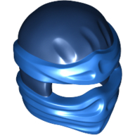 Visuel indicatif Rebrickable de Enveloppe avec nœud arrière court, motif bleu (Wrap with Short Back Knot, Blue Pattern)