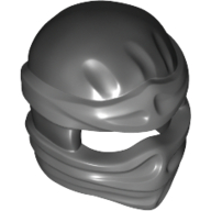 Visuel indicatif Rebrickable de Envelopper avec noeud arrière court, motif gris bleuté foncé (Wrap with Short Back Knot, Dark Bluish Gray Pattern)