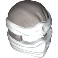 Visuel indicatif Rebrickable de Enveloppe avec nœud arrière court, motif blanc (Wrap with Short Back Knot, White Pattern)