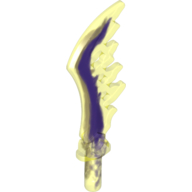 Visuel indicatif Rebrickable de Arme épée dentelée avec marbré motif violet foncé (Weapon Sword Serrated with Marbled Dark Purple Pattern)