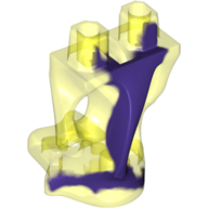 Visuel indicatif Rebrickable de Bas du corps, fantôme avec motif Marbré Violet Foncé (Lower Body, Ghost with Marbled Dark Purple Pattern)