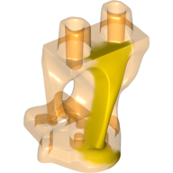 Visuel indicatif Rebrickable de Bas du corps, fantôme avec motif jaune marbré (Lower Body, Ghost with Marbled Yellow Pattern)