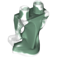 Visuel indicatif Rebrickable de Bas du corps, fantôme avec motif de sable marbré vert (Lower Body, Ghost with Marbled Sand Green Pattern)