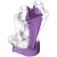 Visuel indicatif Rebrickable de Bas du corps, fantôme avec marbré moyen motif lavande (Lower Body, Ghost with Marbled Medium Lavender Pattern)