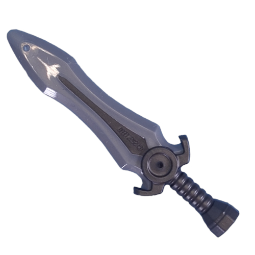 Visuel indicatif Rebrickable de Épée d'arme avec motif de lame gris bleuté léger (Weapon Sword with Light Bluish Gray Blade Pattern)