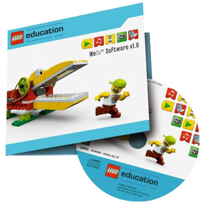 CD-ROM, logiciel WeDo v1.0 (CD-ROM, WeDo Software v1.0)