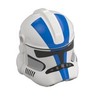 Casque Clone Trooper Phase 2, avant fermé, trous pour visière avec motif imprimé Marquages bleus (Helmet Clone Trooper Phase 2, Closed Front, Holes for Visor with Blue Markings Print)