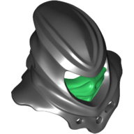 Envelopper avec des épaules dentelées avec motif imprimé de masque facial vert (Wrap with Jagged Shoulders with Green Face Mask Print)