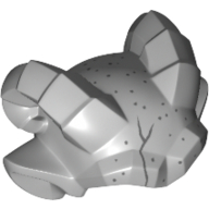 Haut Gargouille Cornes et Oreilles avec Motif Imprimé Pierre mouchetée (Head Top Gargoyle Horns and Ears with Speckled Stone Print)