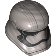 Casque premier ordre Stormtrooper, capitan phasma - bouche ronde motif imprimé (Helmet First Order Stormtrooper, Capitan Phasma - Round Mouth Print)