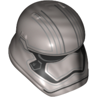 Casque premier ordre Stormtrooper, capitan phasma - bouche pointue motif imprimé (Helmet First Order Stormtrooper, Capitan Phasma - Pointed Mouth Print)