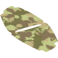 Poncho de cou, grand trou avec motif imprimé camouflage (Neckwear Poncho, Wide Hole with Camouflage Print)