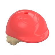 Cheveux et chapeau, beige court avec casque d'équitation (Hair and Hat, Short Tan with Riding Helmet)